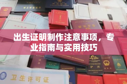 寿光出生证明制作注意事项，专业指南与实用技巧