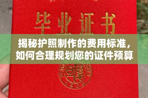 寿光揭秘护照制作的费用标准，如何合理规划您的证件预算