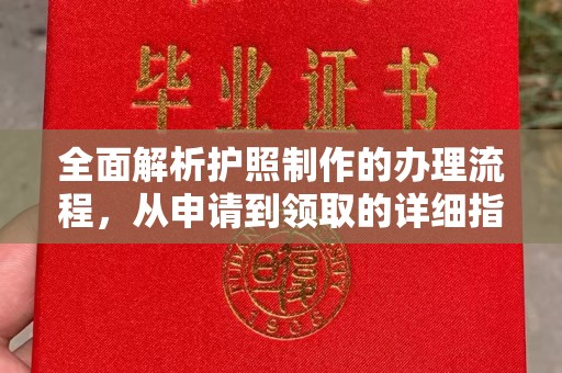 寿光全面解析护照制作的办理流程，从申请到领取的详细指南