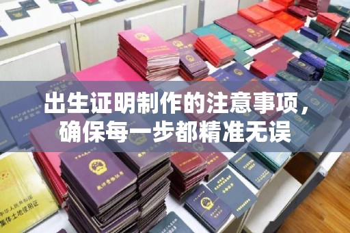 寿光出生证明制作的注意事项，确保每一步都精准无误