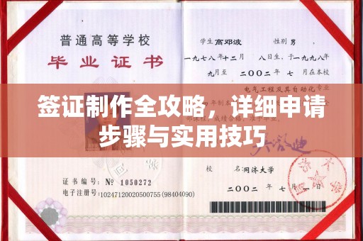 寿光签证制作全攻略，详细申请步骤与实用技巧